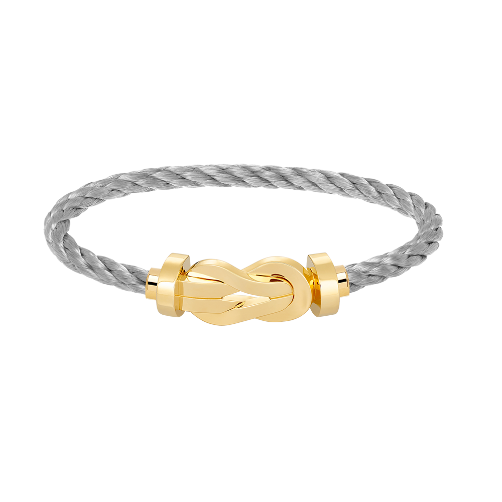 [Loran]LARGE 8-FIGURE BUCKLE BRACELET - GOLD