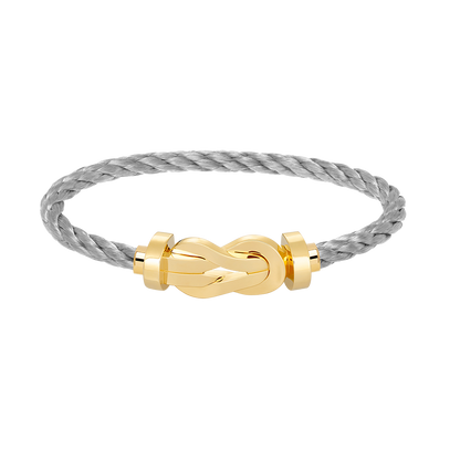 [Loran]LARGE 8-FIGURE BUCKLE BRACELET - GOLD