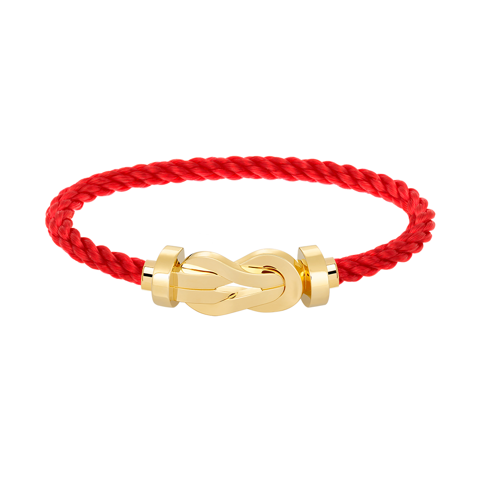 [Loran]LARGE 8-FIGURE BUCKLE BRACELET - GOLD