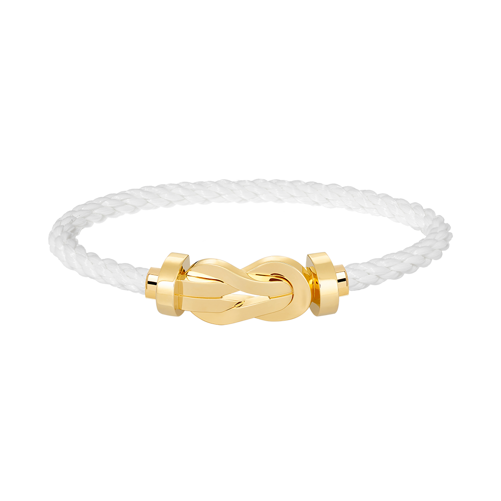 [Loran]LARGE 8-FIGURE BUCKLE BRACELET - GOLD