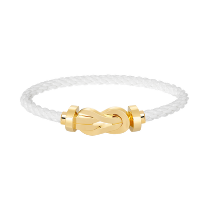 [Loran]LARGE 8-FIGURE BUCKLE BRACELET - GOLD