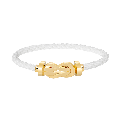 [Loran]LARGE 8-FIGURE BUCKLE BRACELET - GOLD