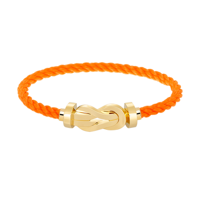 [Loran]LARGE 8-FIGURE BUCKLE BRACELET - GOLD