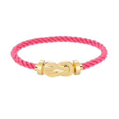[Loran]LARGE 8-FIGURE BUCKLE BRACELET - GOLD