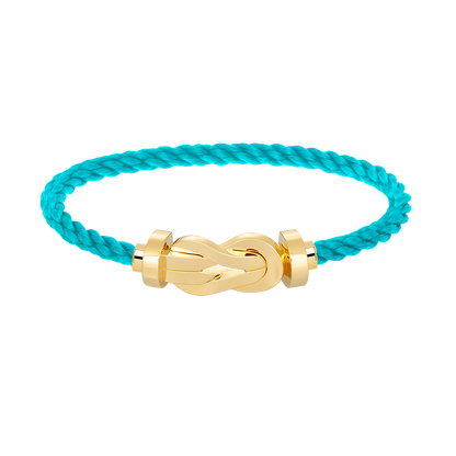 [Loran]LARGE 8-FIGURE BUCKLE BRACELET - GOLD