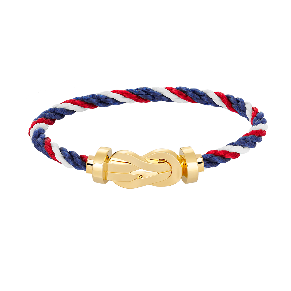 [Loran]LARGE 8-FIGURE BUCKLE BRACELET - GOLD