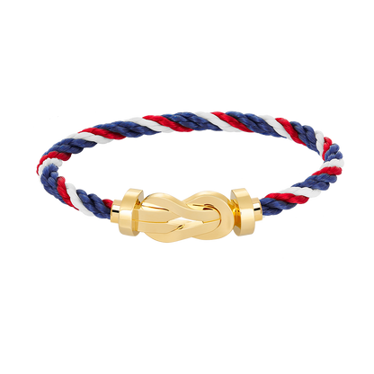 [Loran]LARGE 8-FIGURE BUCKLE BRACELET - GOLD