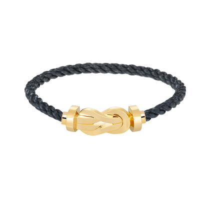 [Loran]LARGE 8-FIGURE BUCKLE BRACELET - GOLD