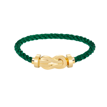 [Loran]LARGE 8-FIGURE BUCKLE BRACELET - GOLD