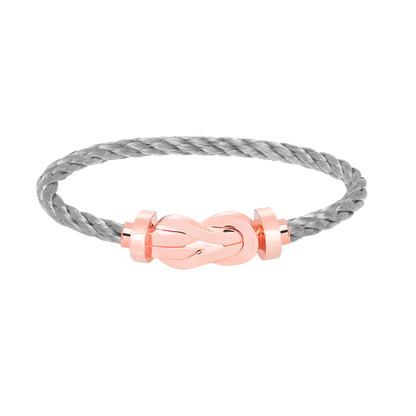 [Loran]LARGE 8-FIGURE BUCKLE BRACELET - ROSE GOLD