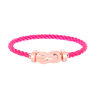 [Loran]LARGE 8-FIGURE BUCKLE BRACELET - ROSE GOLD