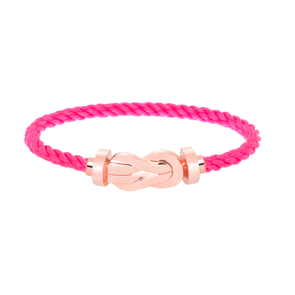 [Loran]LARGE 8-FIGURE BUCKLE BRACELET - ROSE GOLD