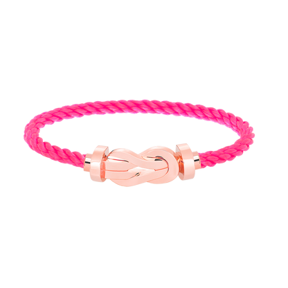 [Loran]LARGE 8-FIGURE BUCKLE BRACELET - ROSE GOLD