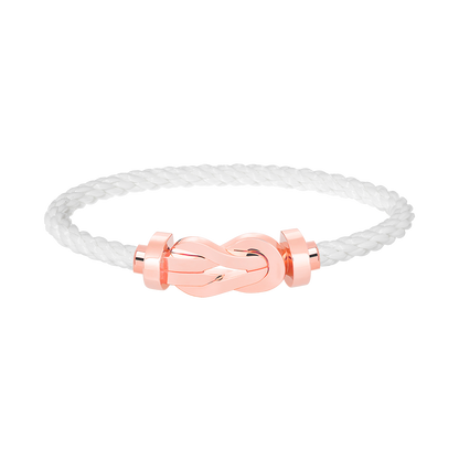 [Loran]LARGE 8-FIGURE BUCKLE BRACELET - ROSE GOLD