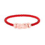 [Loran]LARGE 8-FIGURE BUCKLE BRACELET - ROSE GOLD
