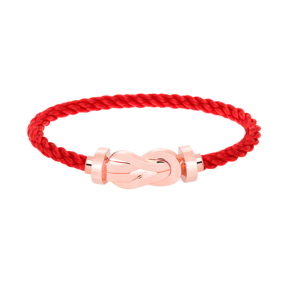 [Loran]LARGE 8-FIGURE BUCKLE BRACELET - ROSE GOLD