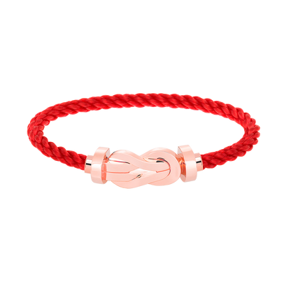 [Loran]LARGE 8-FIGURE BUCKLE BRACELET - ROSE GOLD