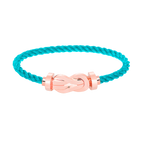 [Loran]LARGE 8-FIGURE BUCKLE BRACELET - ROSE GOLD