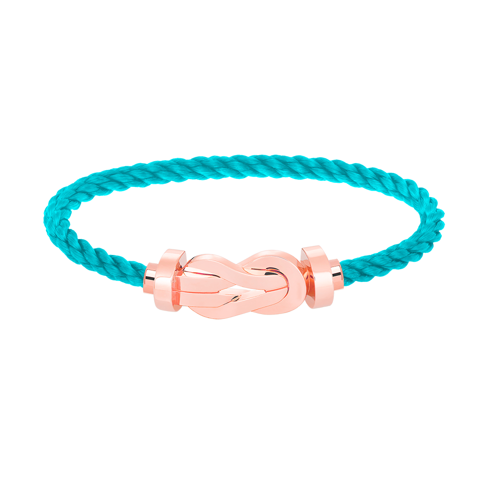 [Loran]LARGE 8-FIGURE BUCKLE BRACELET - ROSE GOLD