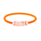 [Loran]LARGE 8-FIGURE BUCKLE BRACELET - ROSE GOLD