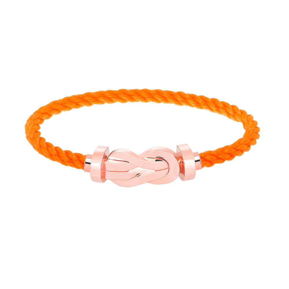 [Loran]LARGE 8-FIGURE BUCKLE BRACELET - ROSE GOLD