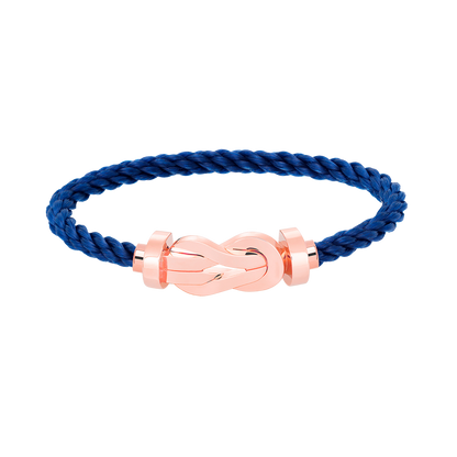 [Loran]LARGE 8-FIGURE BUCKLE BRACELET - ROSE GOLD