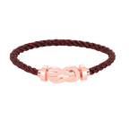 [Loran]LARGE 8-FIGURE BUCKLE BRACELET - ROSE GOLD