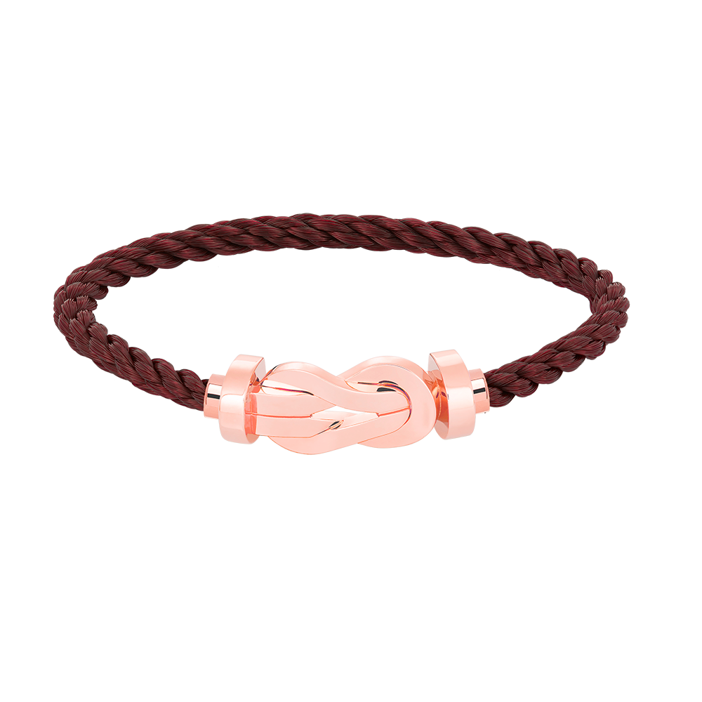 [Loran]LARGE 8-FIGURE BUCKLE BRACELET - ROSE GOLD