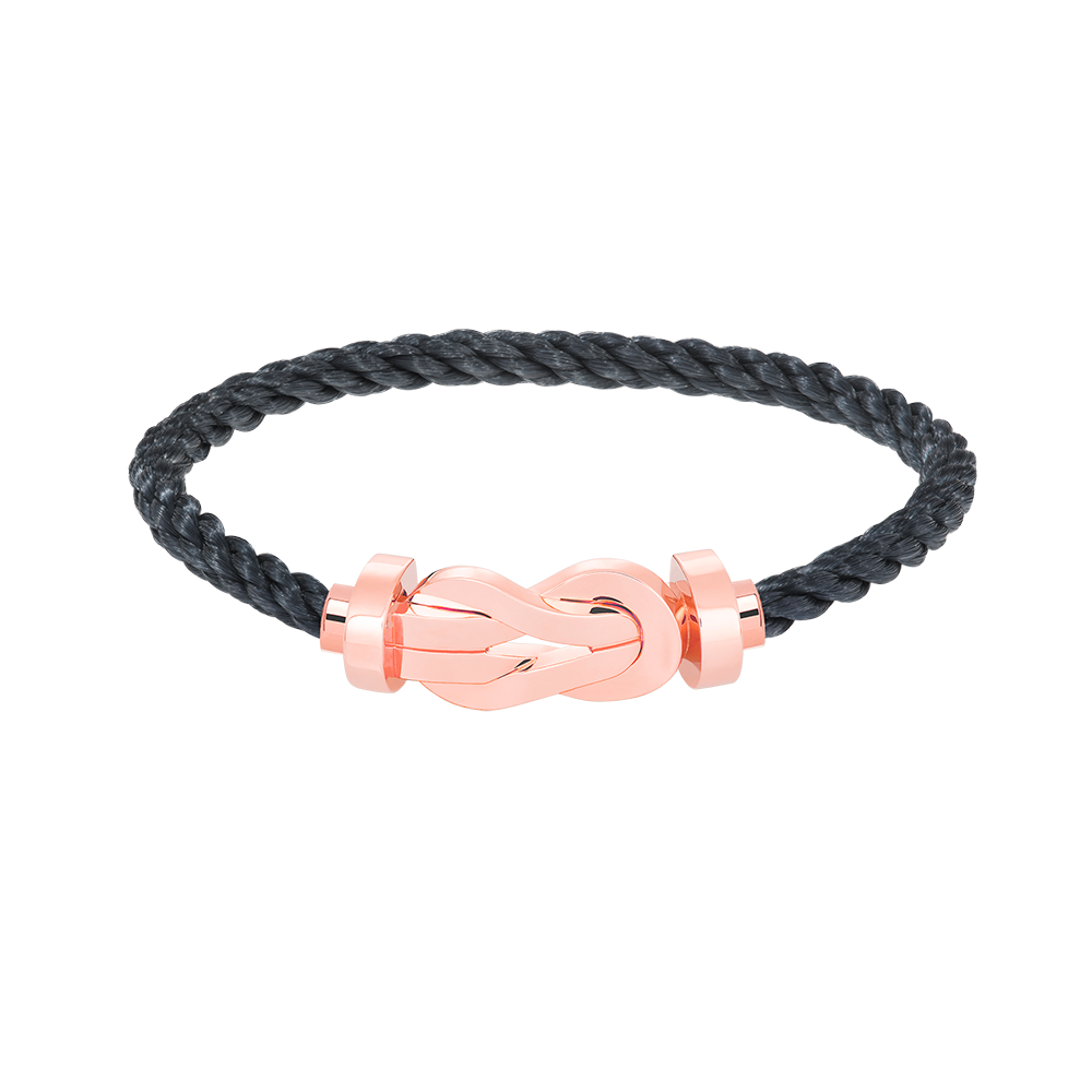 [Loran]LARGE 8-FIGURE BUCKLE BRACELET - ROSE GOLD