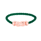 [Loran]LARGE 8-FIGURE BUCKLE BRACELET - ROSE GOLD