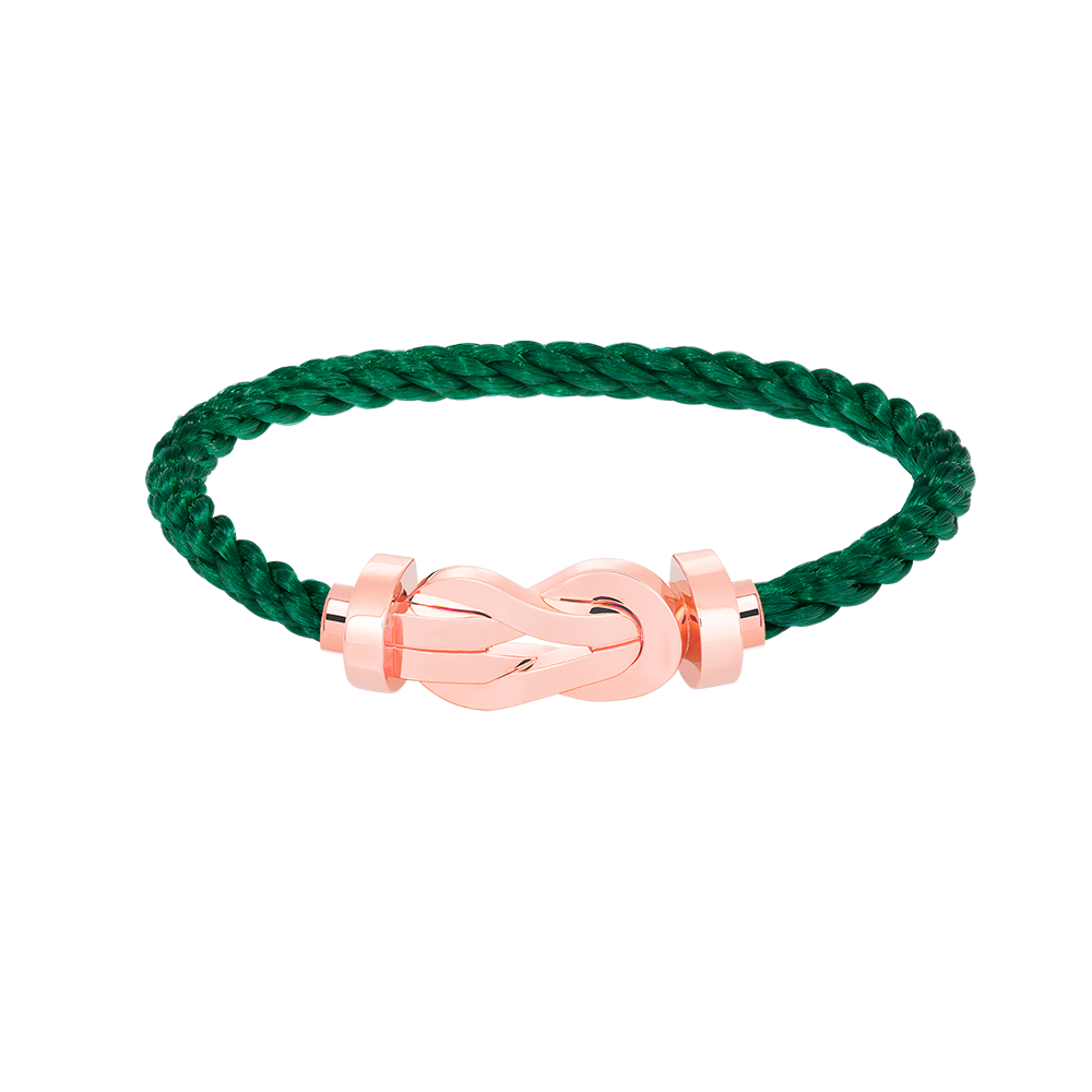 [Loran]LARGE 8-FIGURE BUCKLE BRACELET - ROSE GOLD