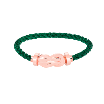 [Loran]LARGE 8-FIGURE BUCKLE BRACELET - ROSE GOLD