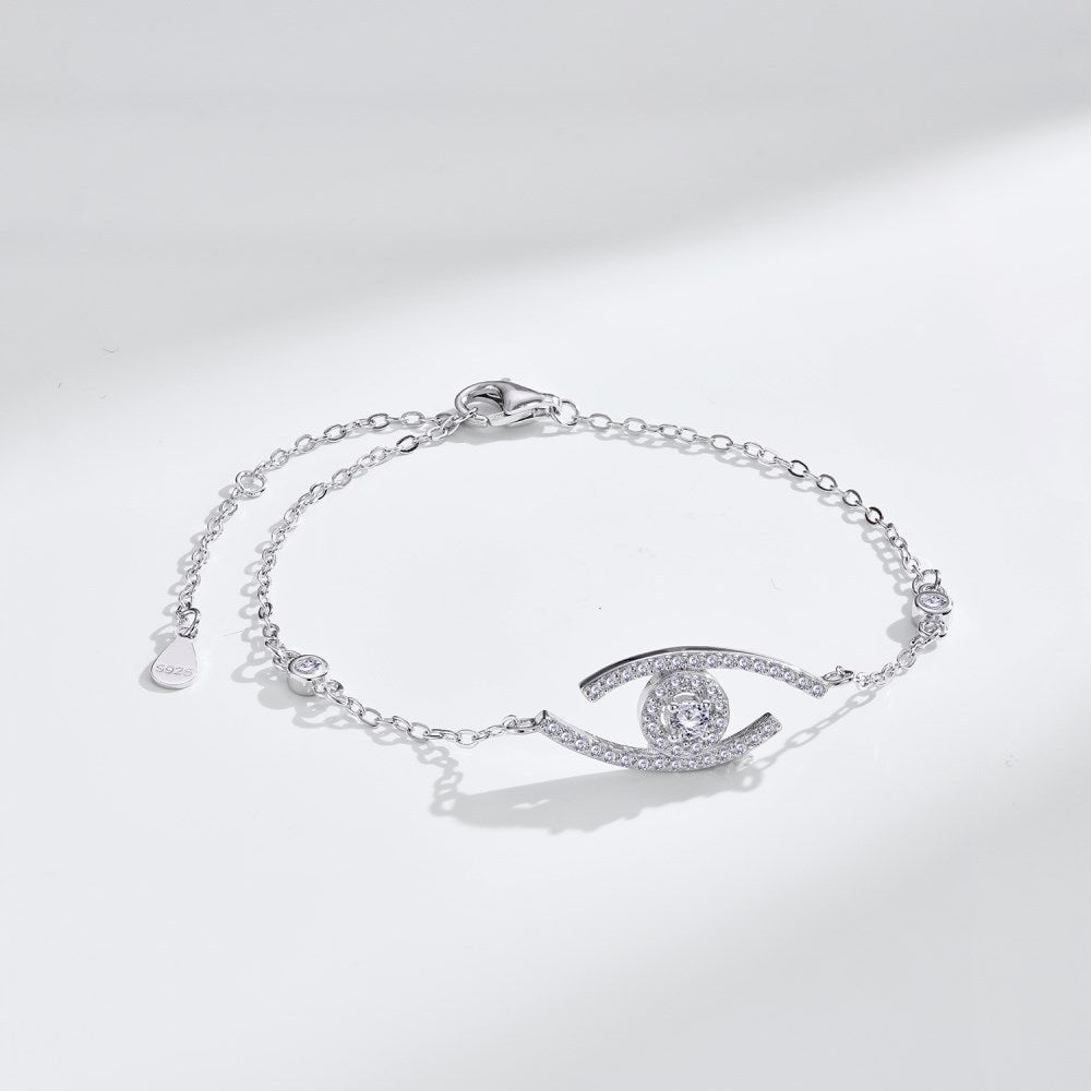 [Loran]LUCKY EYE PAVÉ-SET DIAMOND BRACELET