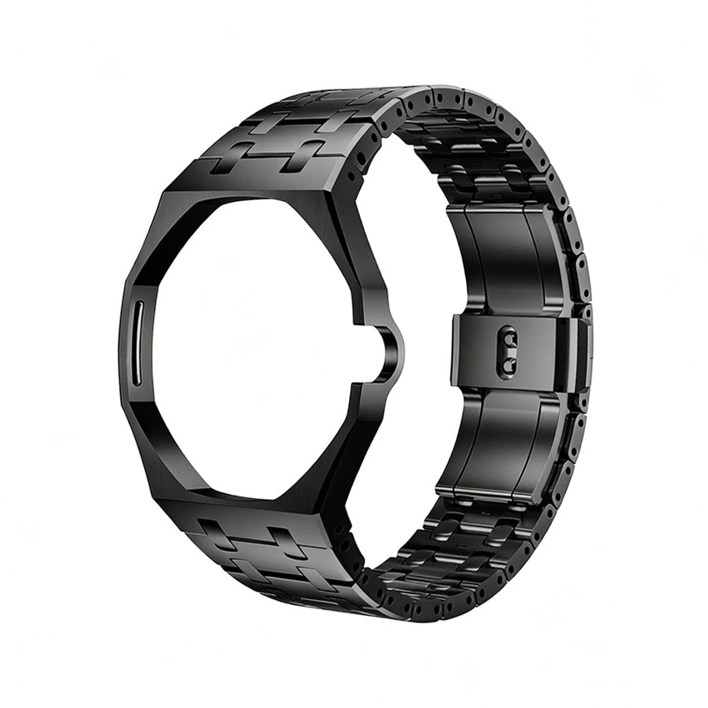 [Loran]OAK POP BLACK STEEL CASE & SILICONE STRAP