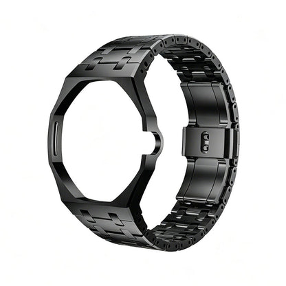 [Loran]OAK POP BLACK STEEL CASE & SILICONE STRAP