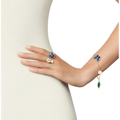 [Loran]SPRING ENCHANTMENT BUTTERFLY & FLORAL CHARM BRACELET