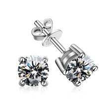 [Loran]FOUR-PRONG MOISSANITE EARRINGS