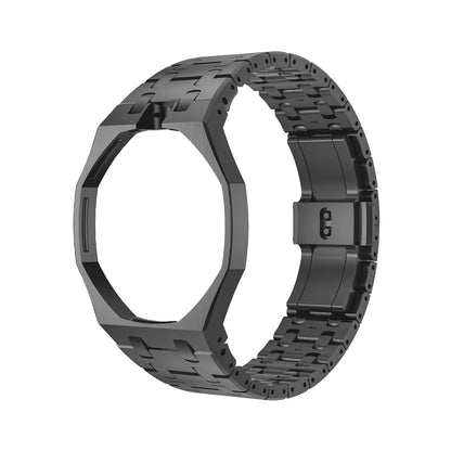 [Loran]OAK POP BLACK STEEL CASE & SILICONE STRAP