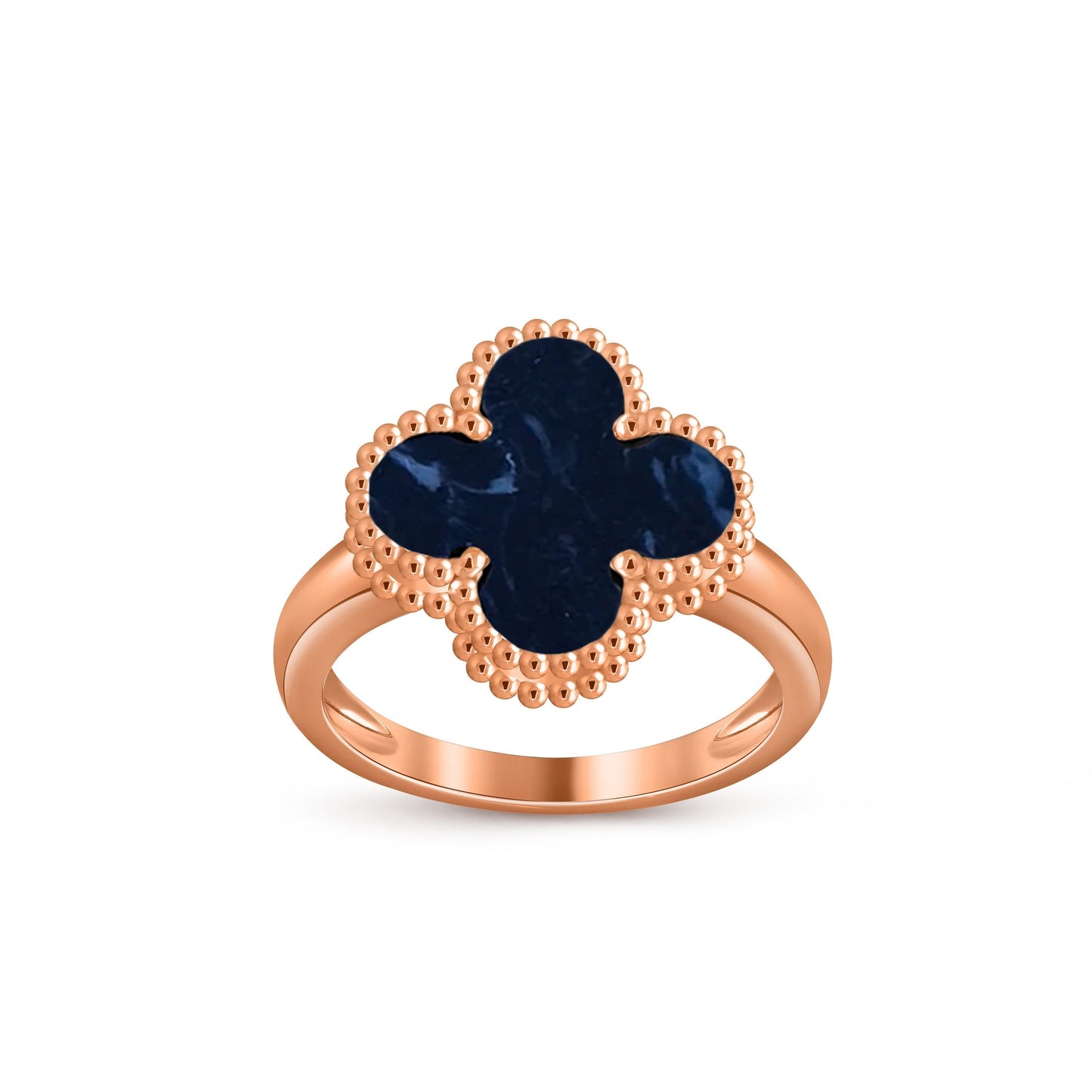 [Loran]LUCKY CLOVER VINTAGE ROSE GOLD RING COLLECTION