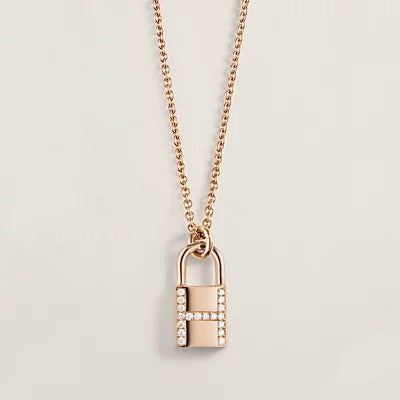 [Loran]HM ADVANCED NICHE LOCK HEAD NECKLACE DIAMONDS