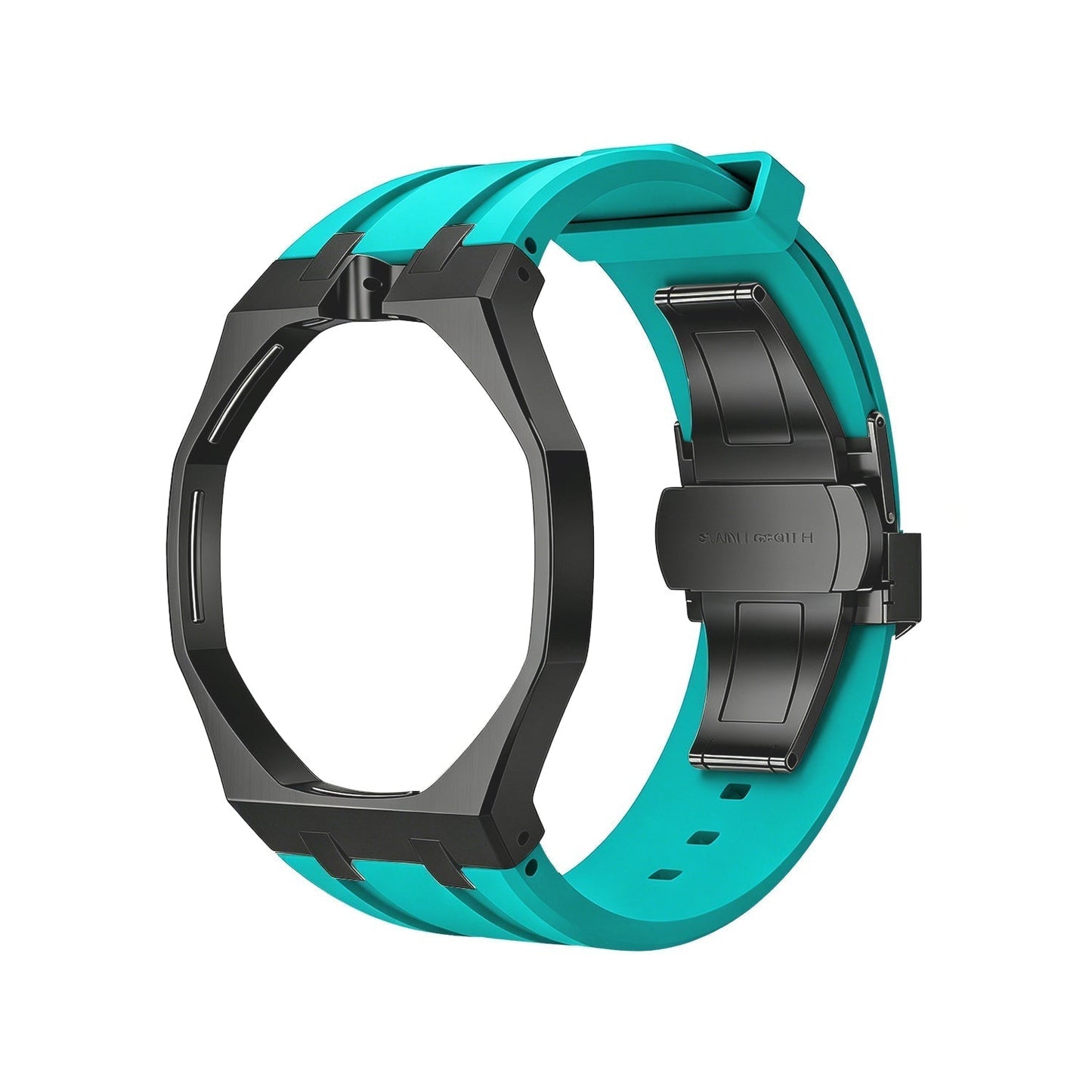 [Loran]OAK POP BLACK STEEL CASE & SILICONE STRAP