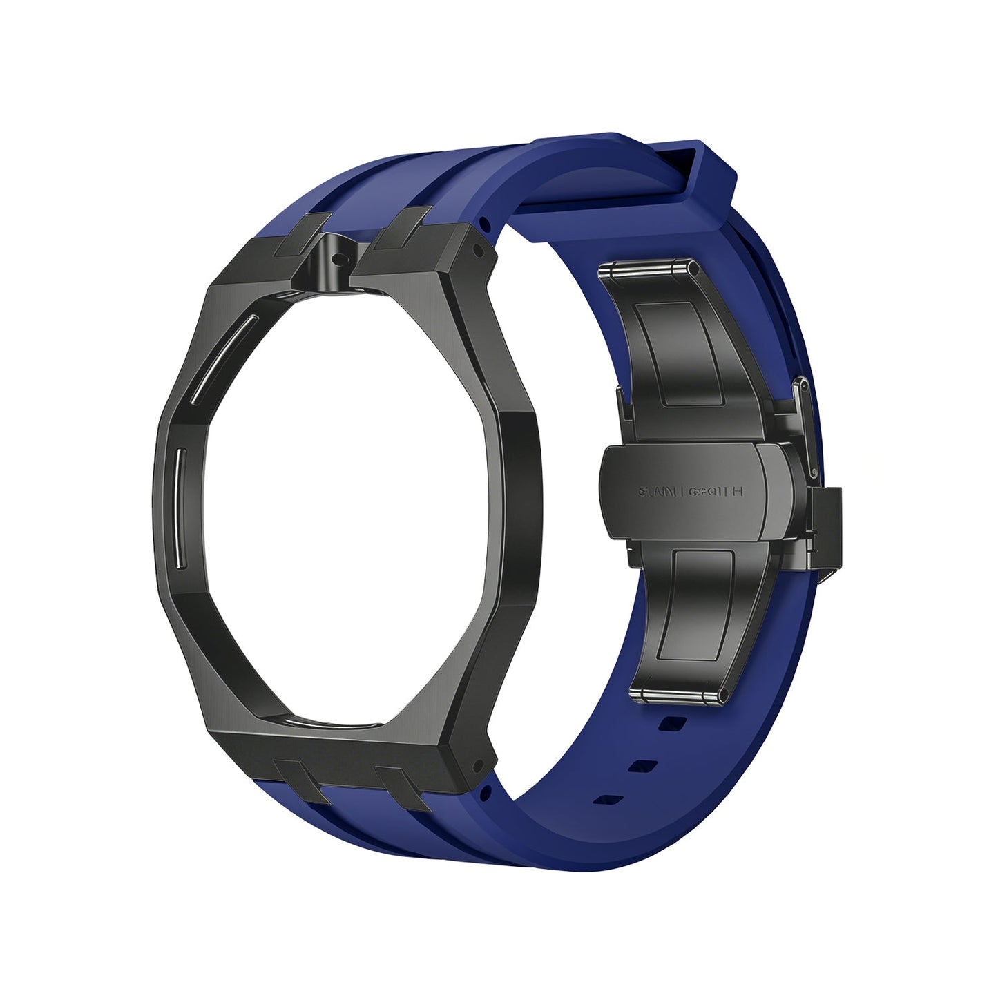 [Loran]OAK POP BLACK STEEL CASE & SILICONE STRAP