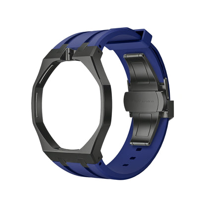 [Loran]OAK POP BLACK STEEL CASE & SILICONE STRAP