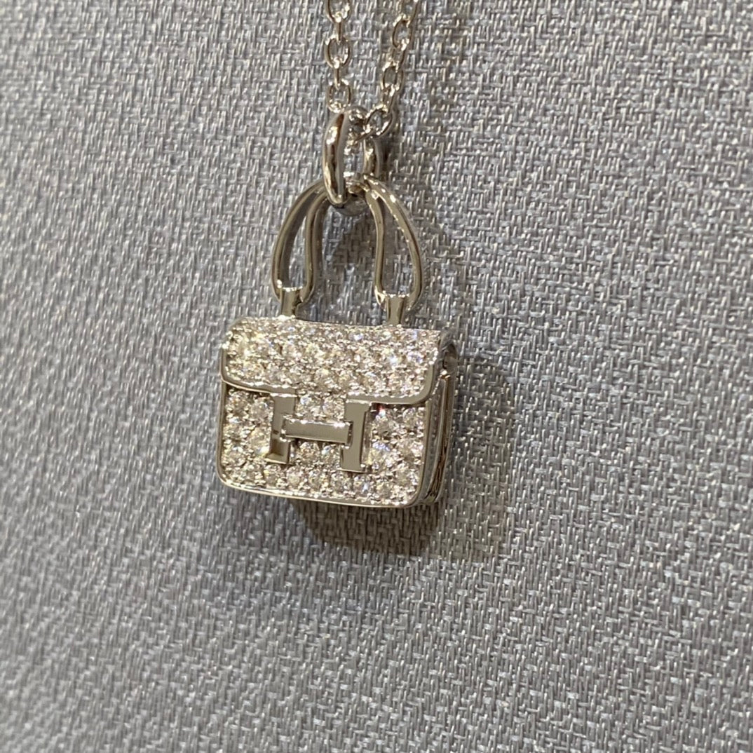 [Loran]CONSTANCE PEDANT DIAMOND NECKLACE