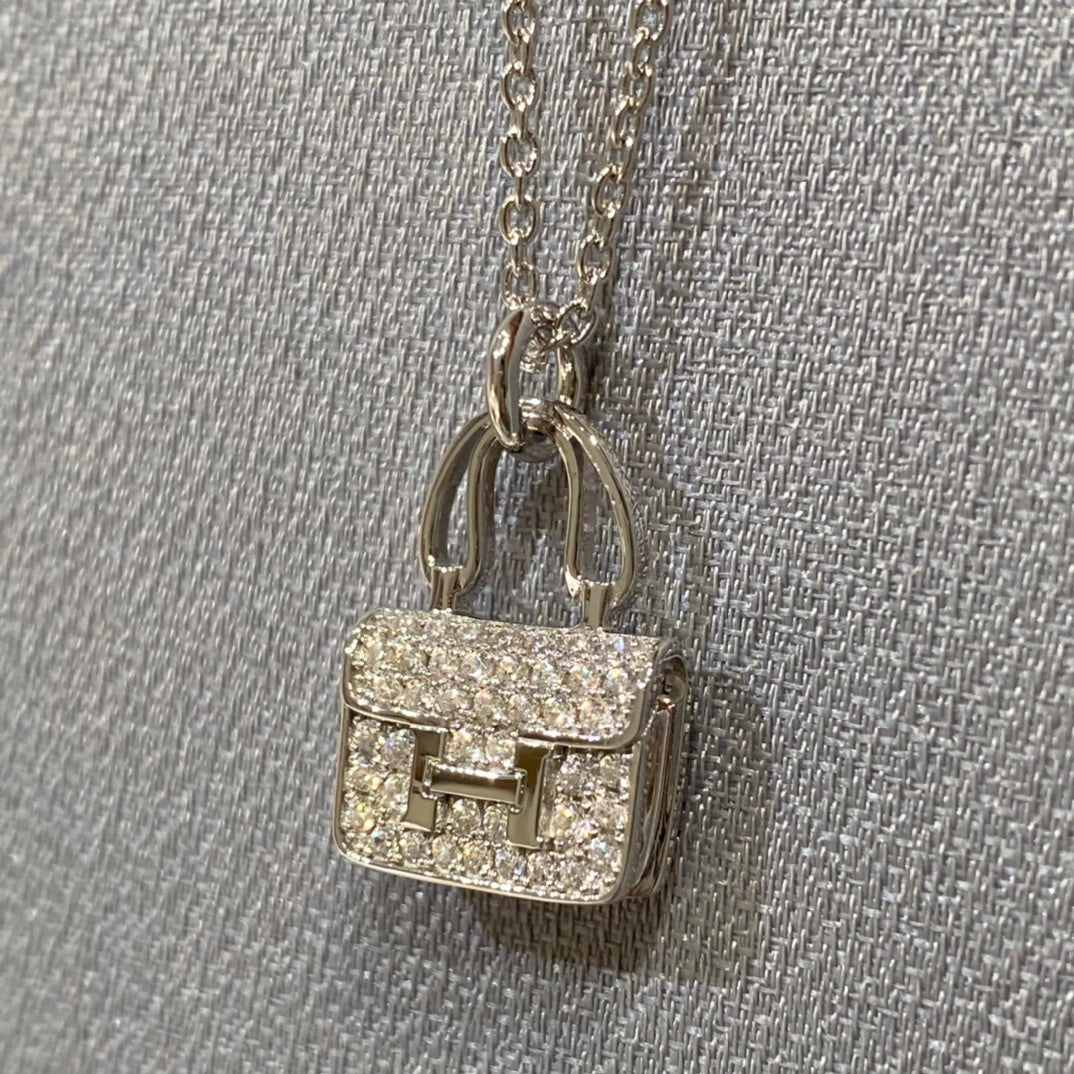 [Loran]CONSTANCE PEDANT DIAMOND NECKLACE
