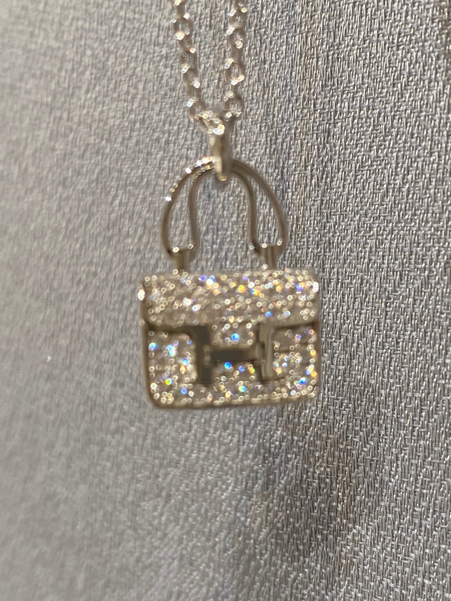 [Loran]CONSTANCE PEDANT DIAMOND NECKLACE