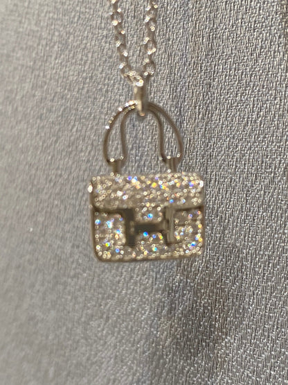 [Loran]CONSTANCE PEDANT DIAMOND NECKLACE