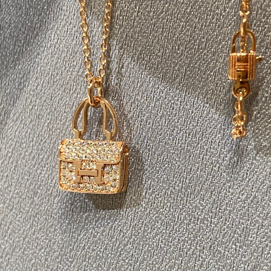 [Loran]CONSTANCE PEDANT DIAMOND NECKLACE