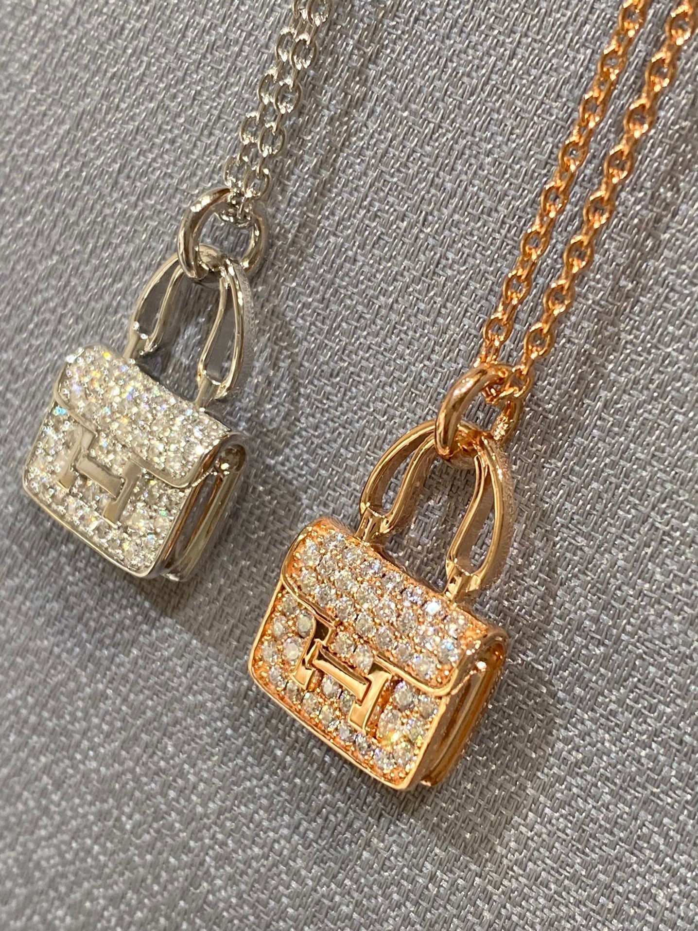[Loran]CONSTANCE PEDANT DIAMOND NECKLACE