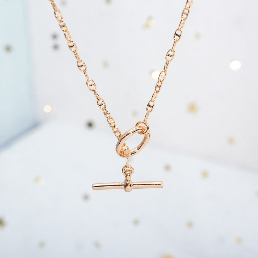 [Loran]ECHAPPEE NECKLACE ROSE GOLD